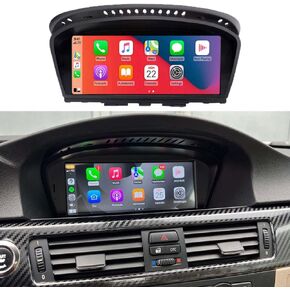8.8" Linux CarPlay Screen for BMW 3/5 Series E60 E61 E63 E64 E90 E91 E92 Wireless CarPlay Android Auto Car Radio Stereo Receiver with CCC System Car Touch Screen Display Retrofit