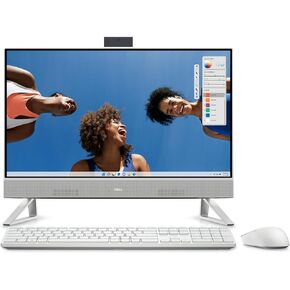 Dell Inspiron 5420 23.8" FHD Touchscreen All-in-One Desktop - 13th Gen Intel Core i7-1355U 10-Core up to 5.0 GHz, 64GB RAM, 2TB NVMe SSD + 2TB HDD, Intel UHD Graphics, Windows 11 Home, White