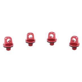 1/4“ Camera Screws Red 1/4-20 Camera Quick Install Metal Screws Camera Photography Studio Accessories 4PCS