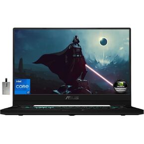 ASUS TUF Dash 15.6" 144Hz Gaming Laptop, Intel 11th Core i7-11370H, 16GB RAM, 1TB PCIe SSD, NVIDIA GeForce RTX 3060 Graphics 6GB, Backlit Keyboard, Windows 11, Gray, 32GB USB Card