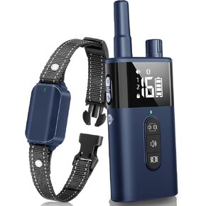 No Shock Dog Training Collar with Remote 2000ft Range, Strong Vibrating Dog Collar Beep and Vibration Only, Waterproof & Rechargeable Vibration Collar for Small Medium Large Dogs(8-120 lbs)-No Prongs in Kuwait