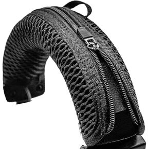 Flex Fabric Headband Cover Compatible with Sony MDR-7506,MDR-V6,MDR-V600,MDR-V900,MDR-Z600,MDR-7509, MDR-CD900ST, MDR-M1ST Headset Headband Cushion Pad Protector DIY Installation (Black)