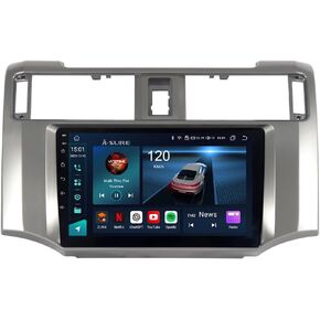 Asure 9 inch Car Stereo Radio Upgrade for Toyota 4Runner N280 2010-2018,8Core 4+64GB Android Car GPS Navigation Head Unit Kit with Wireless Carplay,Android Auto,1280x720 Touchscreen Multimedia Player
