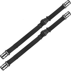 2PCS Adjustable Chest Strap Non Slip Webbing Buckle Clip Backpack Strap Outdoor Shoulder Bag Chest Buckle 0.79 x 14.57in For Rucksack Shoulder Strap Student Rucksack Fixing Carabiner