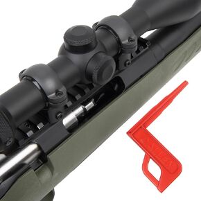 Allen Company Chamber Safety Flag, Fits Rifles, 2-Per Pack, Red