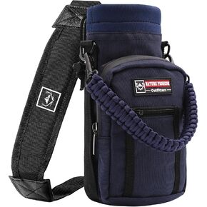 NATURE PIONEOR Water Bottle Holder with Strap 25 32 40 64 oz Insulated Water Bottle Carrier Sling Sleeve for Hiking,Outdoor Camping,Gym in Kuwait