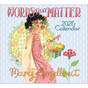 Mary Engelbreit's Words That Matter 2025 Deluxe Wall Calendar