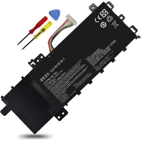 32Wh C21N1818-1 Laptop Battery for ASUS VivoBook 15 F512DA F512FA F512FB F512FJ F512FL X512FJ X512FL X512UB X512UF R564DA F512FL-EJ054T F512FL-EJ761T 0B200-03190800 0B200-03280800 2ICP7/54/83 4110MAH