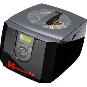Hornady Lock-N-Load Sonic Cleaner – Clean Cases, Gun Parts and Equipment – Removed Carbon Residue, Tarnish and Oxidation – 1.2 L Tank, Black