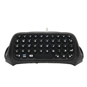 Zunate Mini Keyboard for PS4 Controller, DC 5V Gamepad ChatPad Keyboard with Speaker, 200mAh Battery, Stable 3.0 Keyboard for PS4 Gaming Controller