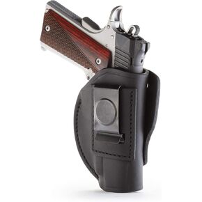 1791 GUNLEATHER 4-Way 1911 Holster - OWB and IWB CCW Holster - Right Handed Leather Gun Holster - Fits All 3 and 4 inch 1911 Models SIG, COLT, Kimber, Ruger, Browning, Taurus
