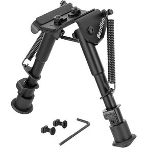 Besrilien Rifle Bipod 6-9 Inches Compatible with Mlok Bipods for Rifles Lightweight Integrated Bipod for Hunting and Shooting