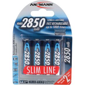 Ansmann AA 2850 mah 4pk Slimline Version