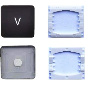 Replacement Individual V Key Cap and Hinges are Applicable for MacBook Pro A1706 A1707 A1708 Keyboard to Replace The V Key Cap and Hinge