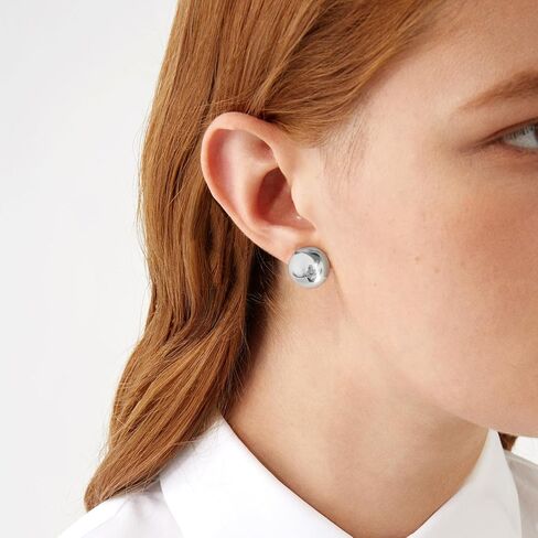 NEPULOY Gold Clip on Earrings Button Rectangular Drop Clip Earrings for Women Trendy Earrings for Women Girls in Kuwait