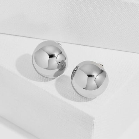 NEPULOY Gold Clip on Earrings Button Rectangular Drop Clip Earrings for Women Trendy Earrings for Women Girls in Kuwait
