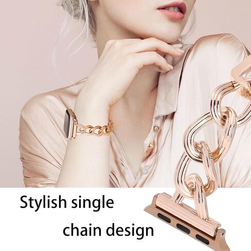 Replacement Band Compatible with Apple Watch band 38mm/40mm/ 41mm,Stainless Steel Metal Wristband Women's for iWatch Ultra SE Series 8/7/6 in Saudi Arabia