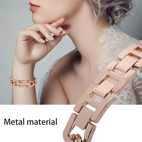 Replacement Band Compatible with Apple Watch band 38mm/40mm/ 41mm,Stainless Steel Metal Wristband Women's for iWatch Ultra SE Series 8/7/6 in Saudi Arabia