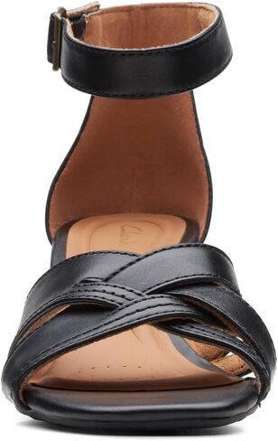 Clarks Women's Fashion Wedge Sandal, Praline Leather, 6 in Saudi Arabia