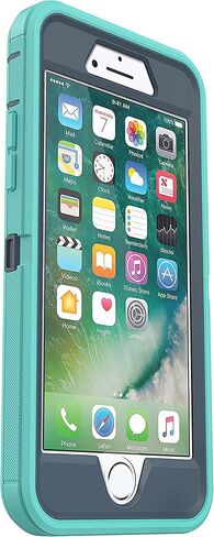 OtterBox Defender Series Case for iPhone SE (3rd and 2nd Gen) & iPhone 8/7 (Only - Not Plus) with Cleaning Cloth - Case Only - Non-Retail Packaging - Mint Dot in Saudi Arabia