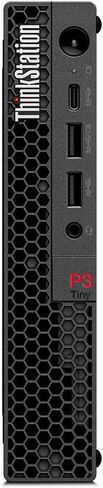 Lenovo ThinkStation P3 Workstation Mini Desktop (Intel i5-13500T, T400 4GB, 32GB DDR5, 8TB PCIe SSD, WiFi 6, Bluetooth 5.2, 230W PSU, RJ-45, 1x DP; 3X mDP, HDMI, Win 11 Pro) w/USB-C Dock in Saudi Arabia