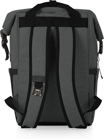 PICNIC TIME Disney Lilo & Stitch OTG Roll-Top Cooler Backpack, Hiking Backpack Cooler, Soft Cooler Bag, (Heathered Gray) in Saudi Arabia