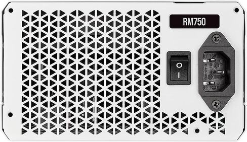 Corsair RM750 (2021)، سلسلة RM، 750 وات 80 Plus Gold معياري بالكامل ATX مزود طاقة (ثلاثة منافذ EPS12V، تشغيل هادئ، وضع مروحة صفر دورة في الدقيقة، مكثفات مصنفة عند 105 درجة مئوية)، أبيض (متجدد) in Kuwait