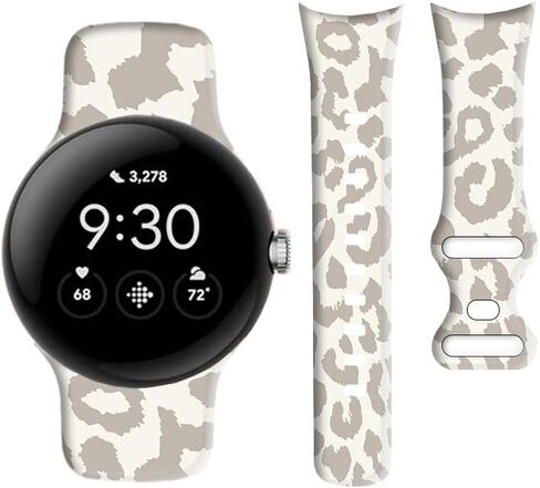 Compatible with Pixel Watch 2/1 Band for Women Men,Soft Silicone Waterproof Sport Replacement Strap for Pixel Watch 2 2023/ Pixel Watch 2022 Accessories in Saudi Arabia