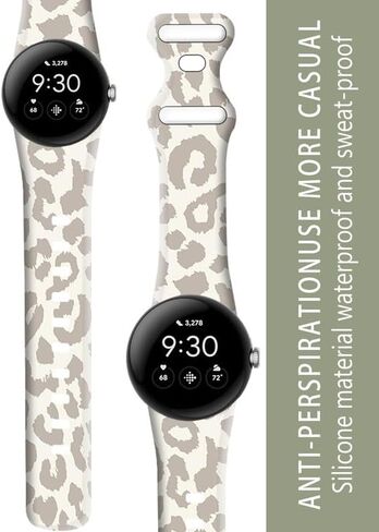 Compatible with Pixel Watch 2/1 Band for Women Men,Soft Silicone Waterproof Sport Replacement Strap for Pixel Watch 2 2023/ Pixel Watch 2022 Accessories in Saudi Arabia