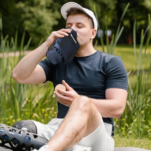 NATURE PIONEOR Water Bottle Holder with Strap 25 32 40 64 oz Insulated Water Bottle Carrier Sling Sleeve for Hiking,Outdoor Camping,Gym in Kuwait