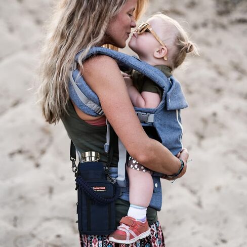 NATURE PIONEOR Water Bottle Holder with Strap 25 32 40 64 oz Insulated Water Bottle Carrier Sling Sleeve for Hiking,Outdoor Camping,Gym in Kuwait