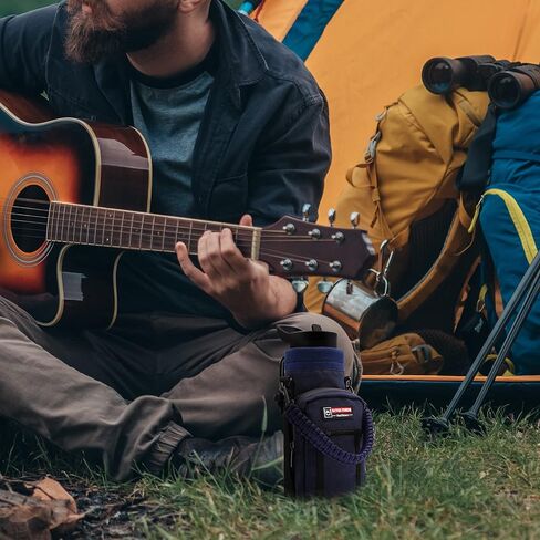 NATURE PIONEOR Water Bottle Holder with Strap 25 32 40 64 oz Insulated Water Bottle Carrier Sling Sleeve for Hiking,Outdoor Camping,Gym in Kuwait