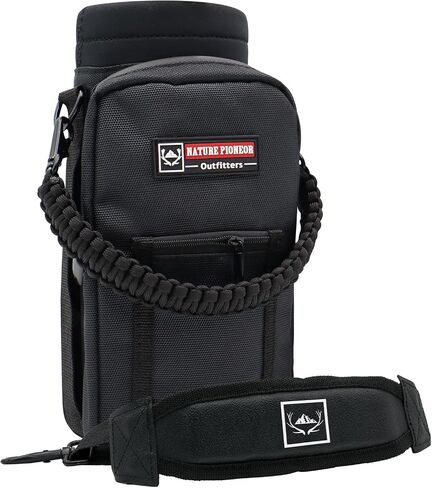NATURE PIONEOR Water Bottle Holder with Strap 25 32 40 64 oz Insulated Water Bottle Carrier Sling Sleeve for Hiking,Outdoor Camping,Gym in Kuwait