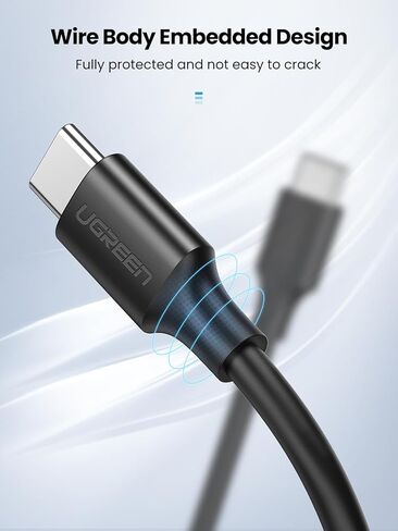 UGREEN 60W 3-Pack USB C to USB C Cable, Type C Fast Charging Cable Compatible with iPhone 16/16 Plus/16 Pro/15, MacBook Pro 2022, Samsung Galaxy S24/S23/Z Fold/Z Flip, Google Pixel 7, Switch, 6.6FT in Saudi Arabia