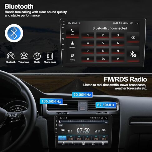 [2+32G] Android 13 Car Stereo for Mazda 3 2006-2012,9 Inch Touchscreen Car Radio Android Head Unit with Mirror Link GPS Navigation WiFi Bluetooth FM/RDS Radio SWC Dual USB/AUX-in+AHD Backup Camera in Saudi Arabia