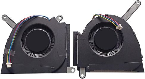 (زوج واحد) مراوح تبريد وحدة المعالجة المركزية الجديدة المخصصة لسلسلة ASUS TUF Dash (2022) FX517ZC FX517ZE RTX 3050 3050Ti Series مروحة بديلة للكمبيوتر المحمول DC 5V in Kuwait
