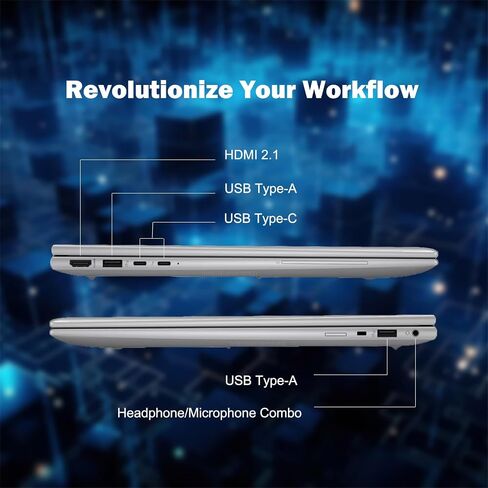 HP ZBook Firefly G11 AI-Optimized Mobile Workstation Business Laptop, 16" WUXGA Display, Intel Core Ultra 7 155U, 32GB DDR5 RAM, 2TB PCIe SSD, Fingerprint, IR Camera, Backlit, Wi-Fi 6, Windows 11 Pro in Saudi Arabia