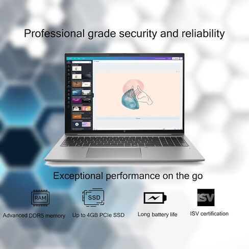HP ZBook Firefly G11 AI-Optimized Mobile Workstation Business Laptop, 16" WUXGA Display, Intel Core Ultra 7 155U, 32GB DDR5 RAM, 2TB PCIe SSD, Fingerprint, IR Camera, Backlit, Wi-Fi 6, Windows 11 Pro in Saudi Arabia