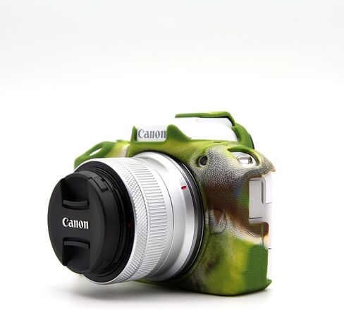 R50 Case, BMAOLLONGB Fullbody Frosting Ultra-Thin Lightweight Rubber Soft Silicone Housing Case Bag Cover for Canon Eos R50 (Green) in Saudi Arabia