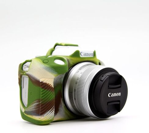 R50 Case, BMAOLLONGB Fullbody Frosting Ultra-Thin Lightweight Rubber Soft Silicone Housing Case Bag Cover for Canon Eos R50 (Green) in Saudi Arabia