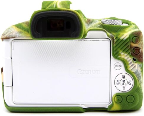 R50 Case, BMAOLLONGB Fullbody Frosting Ultra-Thin Lightweight Rubber Soft Silicone Housing Case Bag Cover for Canon Eos R50 (Green) in Saudi Arabia