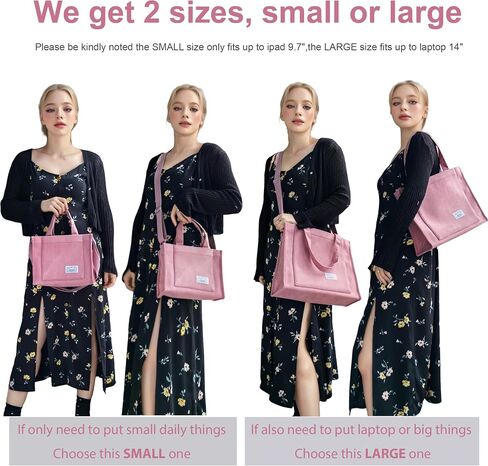 Tote Bag Women Aesthetic Corduroy Bags Cross body Bag Purse for Women Mini Travel Bags Handbags Everyday Bag Square in Kuwait