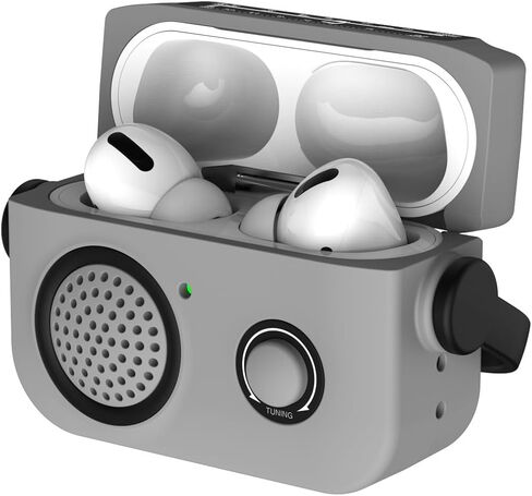 Case for AirPods Pro 2nd/1st Generation Earbuds(2023/2022/2019), XMBYGY Silicone Cute Cartoon Case Protective Shockproof Covers with Keychain for AirPods Pro/Pro 2 in Kuwait