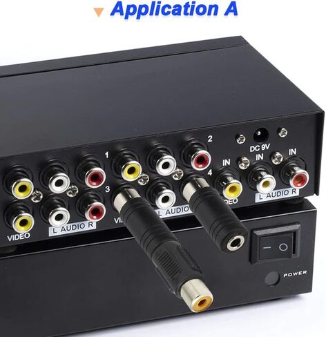 محول RCA إلى 3.5 مم، قابس ذكر RCA إلى موصل صوت مقبس أحادي 1/8 بوصة أنثى ووصلة أنثى RCA إلى موصل صوت مقبس أحادي 1/8 بوصة ذكر لجهاز الاستقبال ومكبر الصوت ومعدات الصوت (20 حزمة) in Saudi Arabia