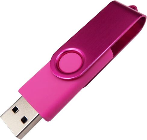 محركات أقراص فلاش USB بسعة 256 ميجابايت، محركات أقراص الإبهام، بطاقات ذاكرة بندريف مع محول OTG ومحول Type-C/USB C (وردي) in Kuwait