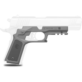 ReCover Tactical CC3P Grip and Rail System with Interchangeable Panels for The 1911, No Mods Require, Installs in Under 3 Minutes