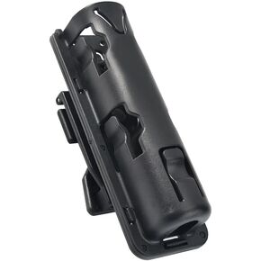 Baton Holder, 360° Rotating Baton Pouch Quick Release Adjustable Belt Baton Holster with Clip for Telescopic Batons Flashlights