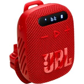 JBL Wind 3 FM Bluetooth Handlebar Speaker (Black/Orange)