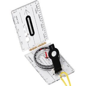 Military Compass Hiking Survival, Small Easy to Carry Math Compass for Kids, Accurate Orienteering Compasses, Multi-Purpose Camping Survival Gear The Best Gift for a Friend and Scouts