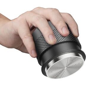 53mm Espresso Tamper, Maestri House Stainless Steel Barista Coffee Tamper for Espresso Machine, Spring-loaded Tamper Fits for 54mm Breville Portafilter Fits for 54mm Espresso Portafilter (Black)